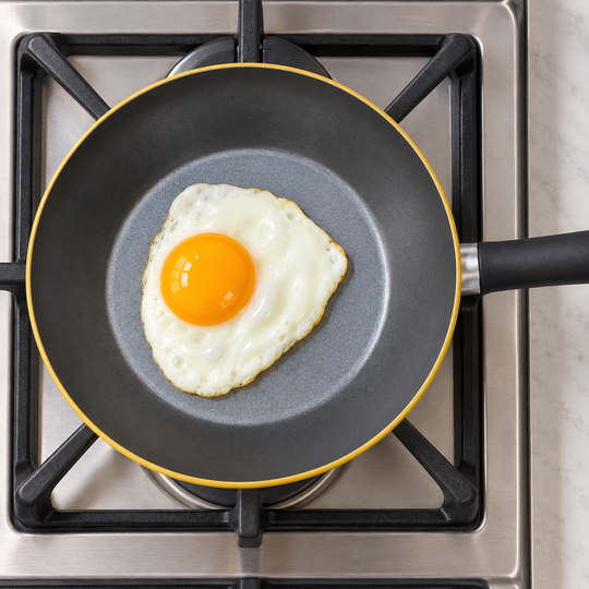 Multipurpose Cooking Pan preparing a fried egg