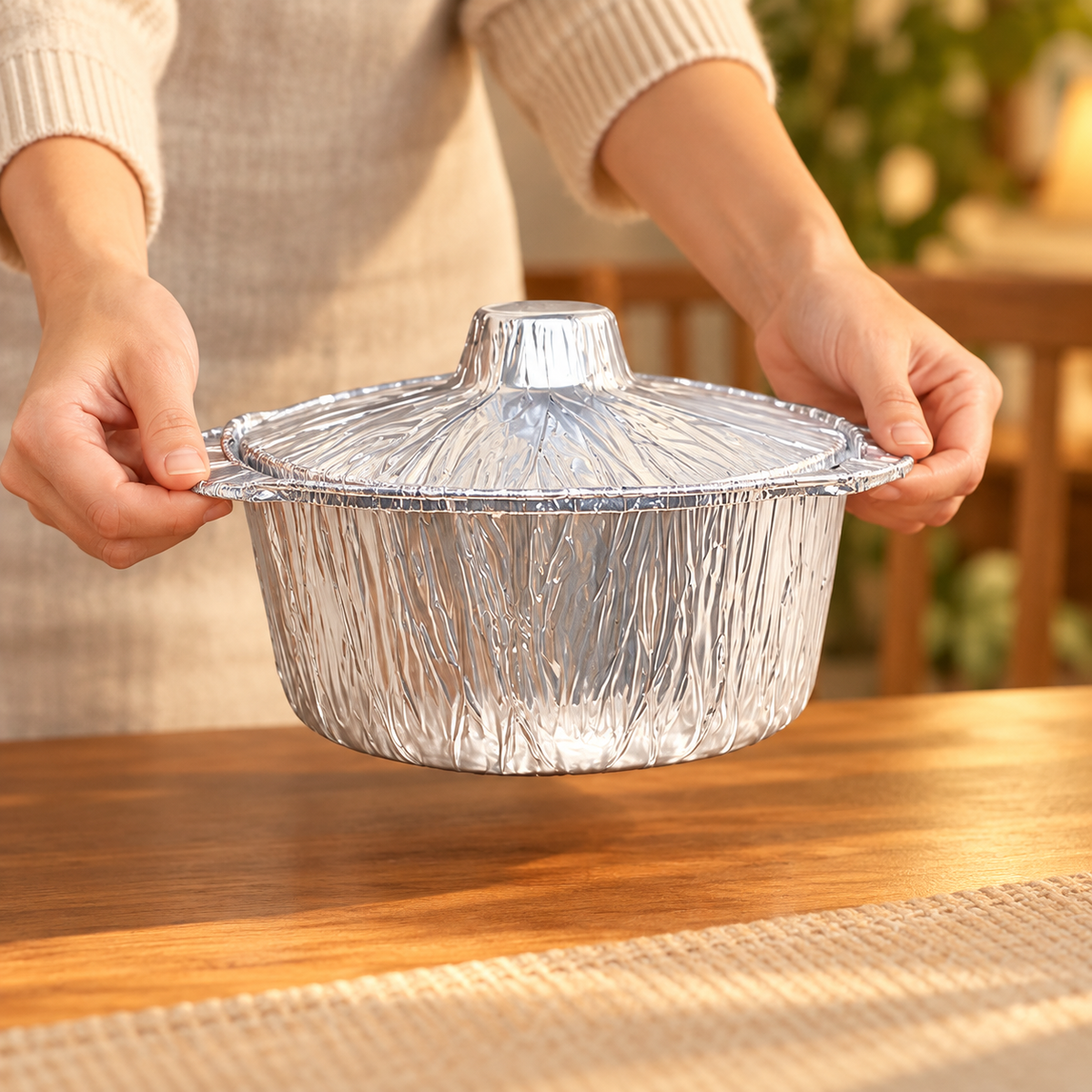 HandyServe Foil Cooking Pot
