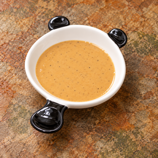 Panda Dip Bowl with dip