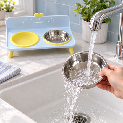 PawBistro bowl rinsing