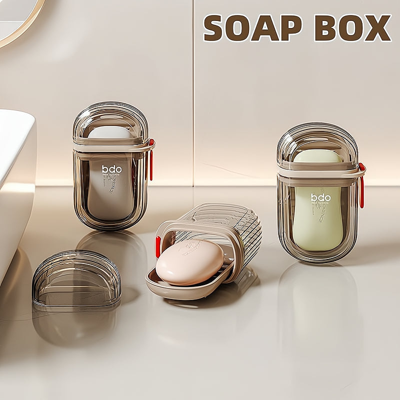 Transparent Travel Soap Box With Lid