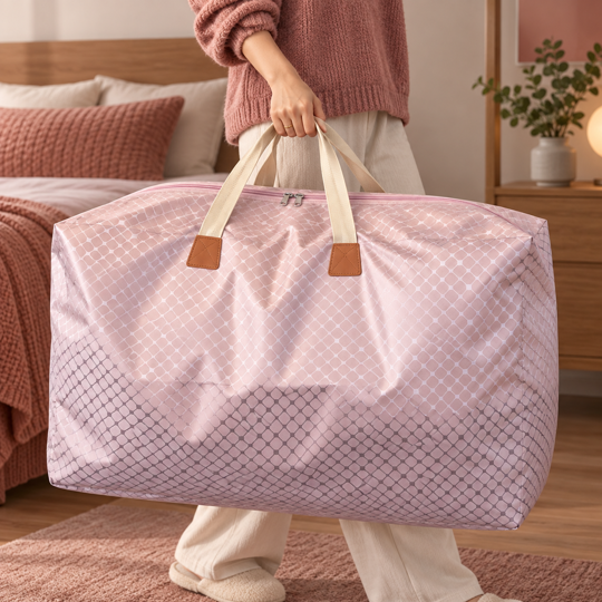 Pink Haven Carry Organizer being carried