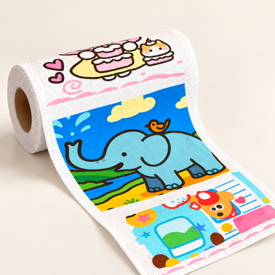 Printed Kitchen Cleaning Roll hero