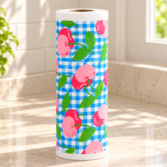 Printed Kitchen Cleaning Roll shelf