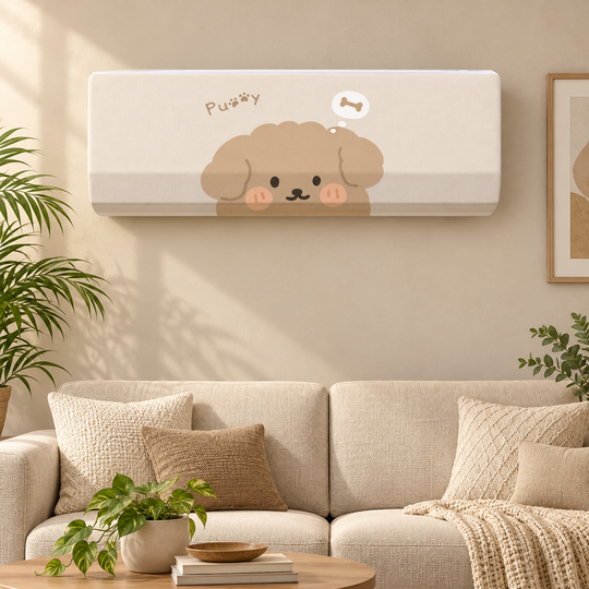 Puppy Print AC Cover styled product view