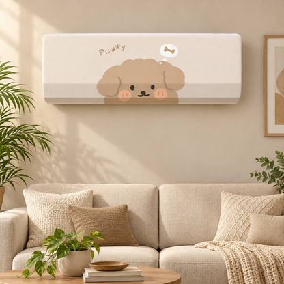 Puppy Print AC Cover styled product view