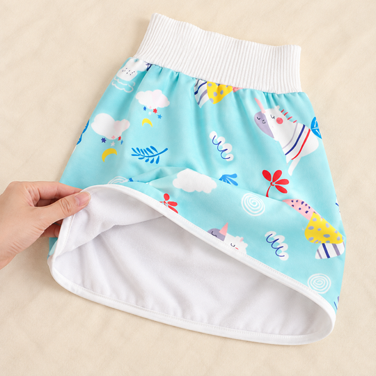 Reusable Diaper skirt soft inner lining