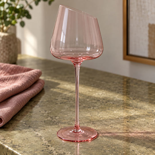 Rose Petal Glass angle view