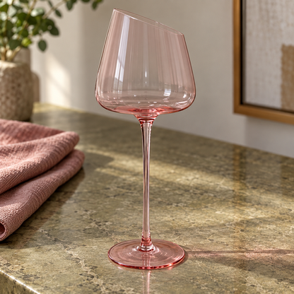 Rose Petal Glass angle view