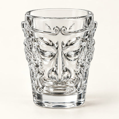 Sculpted Face Glass bright front view