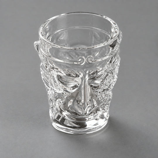 Sculpted Face Glass rim and interior