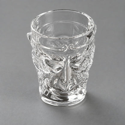 Sculpted Face Glass rim and interior