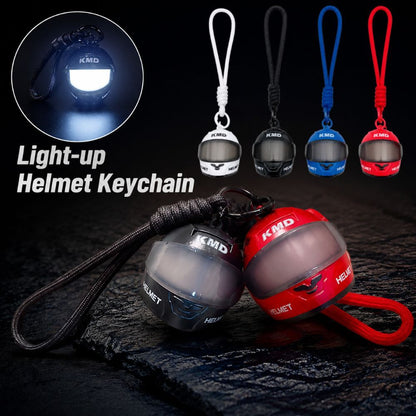 Light-Up Helmet Keychain