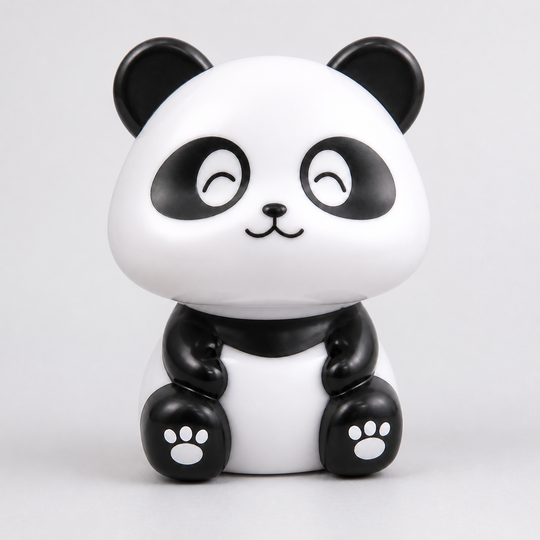 Solar Dancing Panda Toy face and paw detail