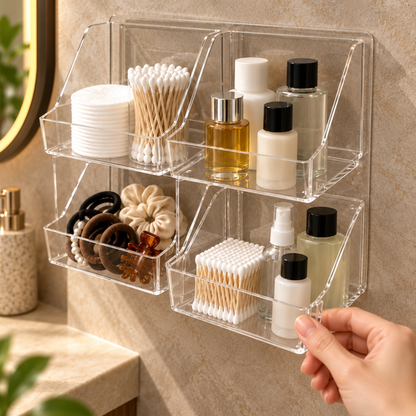 Space Saver Wall Organiser slide-out bin detail
