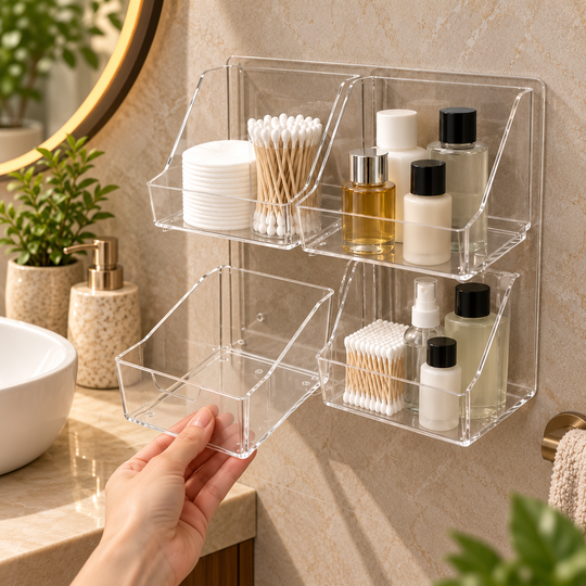 Space Saver Wall Organiser removable bin feature