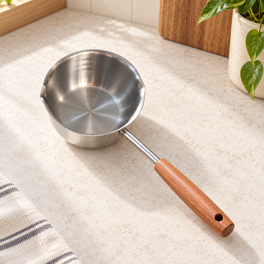 Stainless Steel Double Spout Saucepan catalog hero