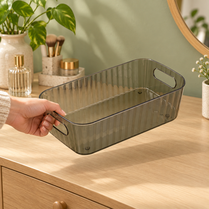 TidyHome Storage Basket held through its integrated oval carry handle