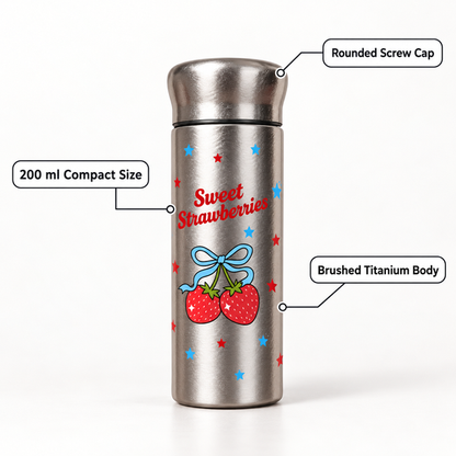 Titanium Travel Mini Bottle feature overview
