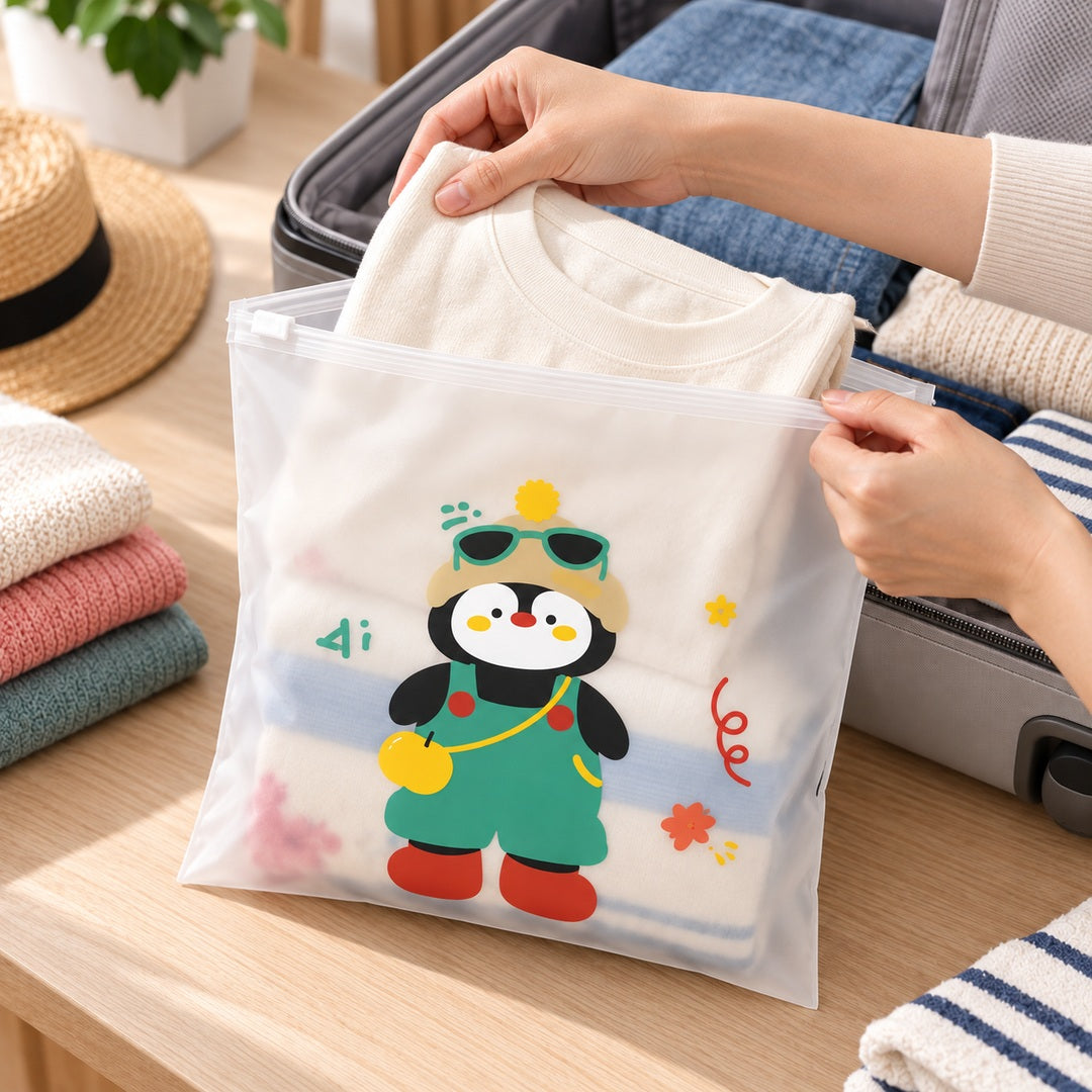 Wide opening of a Travel Buddy Slider Pouch