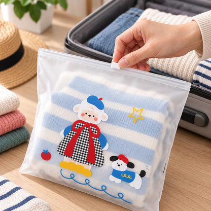 Single slider closure on a Travel Buddy Slider Pouch