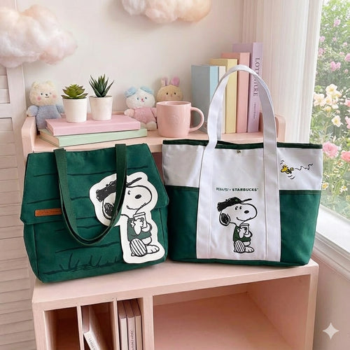 Starbucks Snoopy Tote Bag