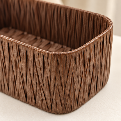 Woven Vanity Organizer texture detail