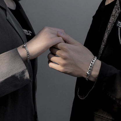 Magnetic Heart Couple Bracelet