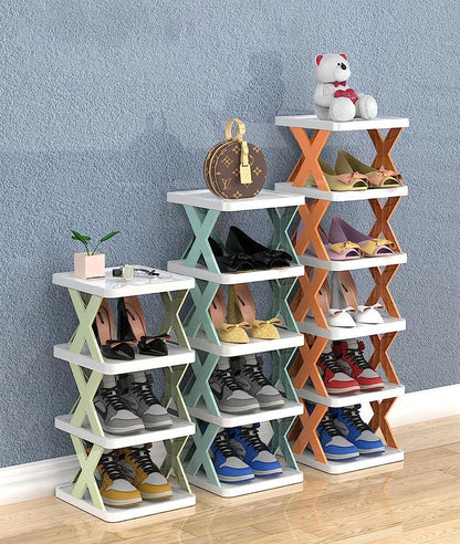 DIY Shoe Shelf Organizer (Multicolor)