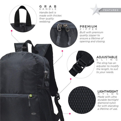 Foldable Backpack -25L