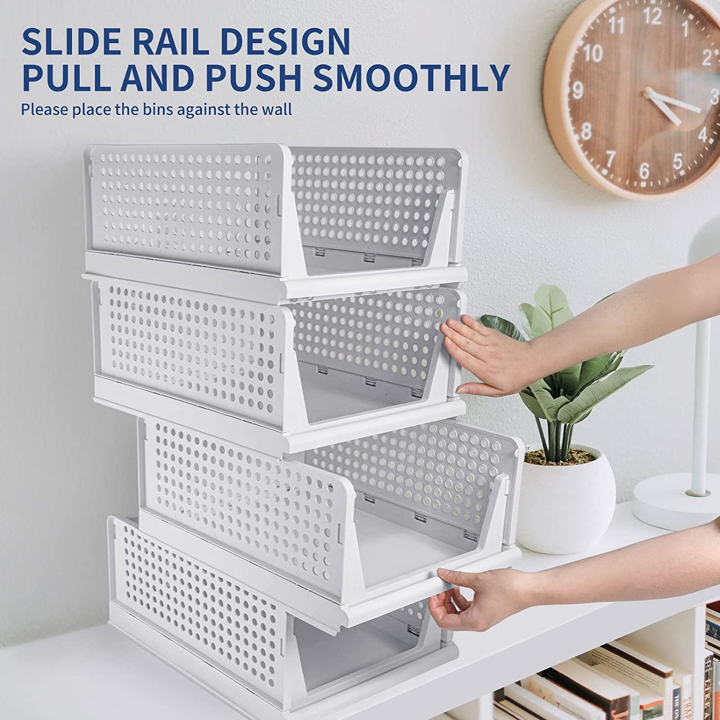 Foldable and Stackable Closet Organizer Drawer