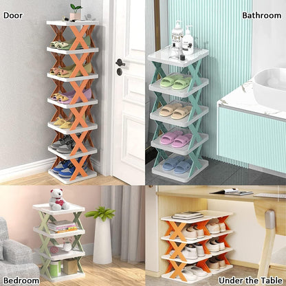 DIY Shoe Shelf Organizer (Multicolor)