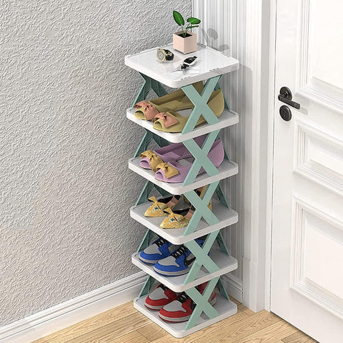 DIY Shoe Shelf Organizer (Multicolor)