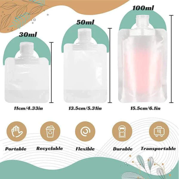 Portable Fluid Packing Bags 10 PCS