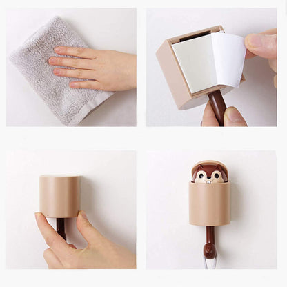 Cute Squirrel Adhesive Hook