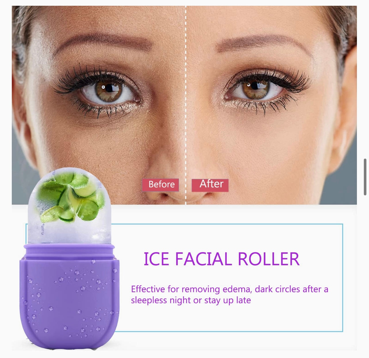 Silicon Facial Ice Roller